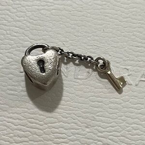 Pandora Two Tone Gold Key To My Heart Charm